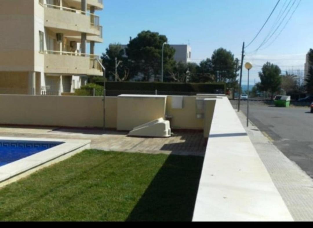 Apartamento Con Terraza Y Acceso Directo A La Piscina Y A 50 M De La Playa Miami Playa Exteriér fotografie